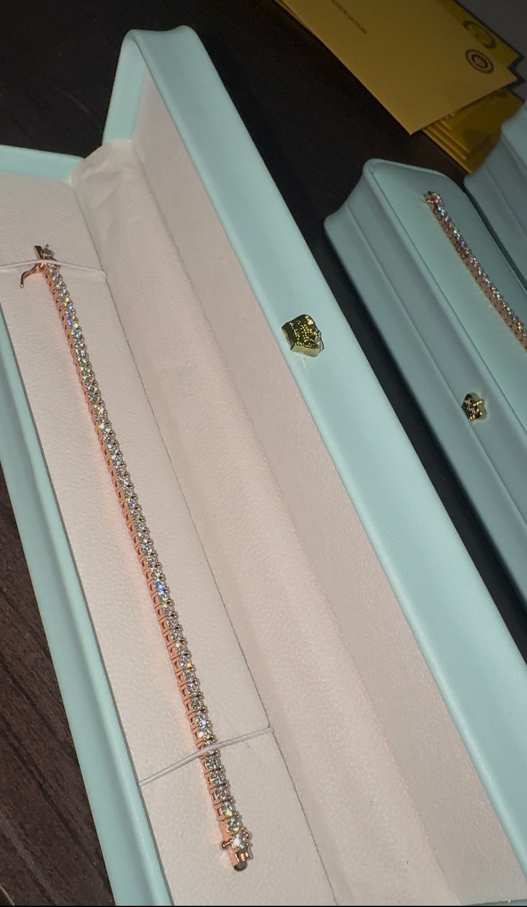 VVS1 Moissanite Tennis Bracelet - 2-5MM | S925 | GRA - Gold Dipped over S925