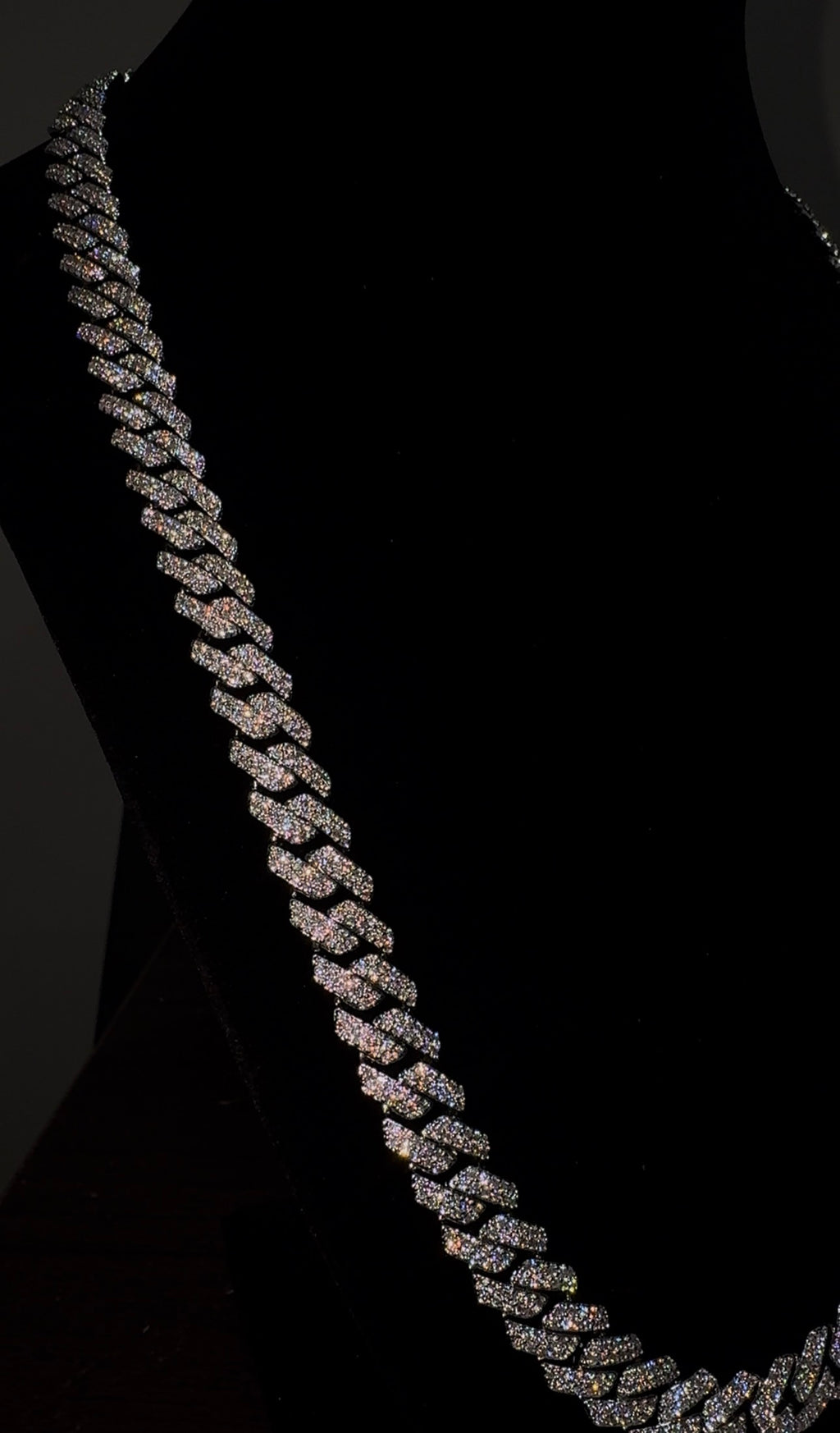 VVS1 Moissanite Cuban Chain 10MM-14MM - S925 - GRA Certified