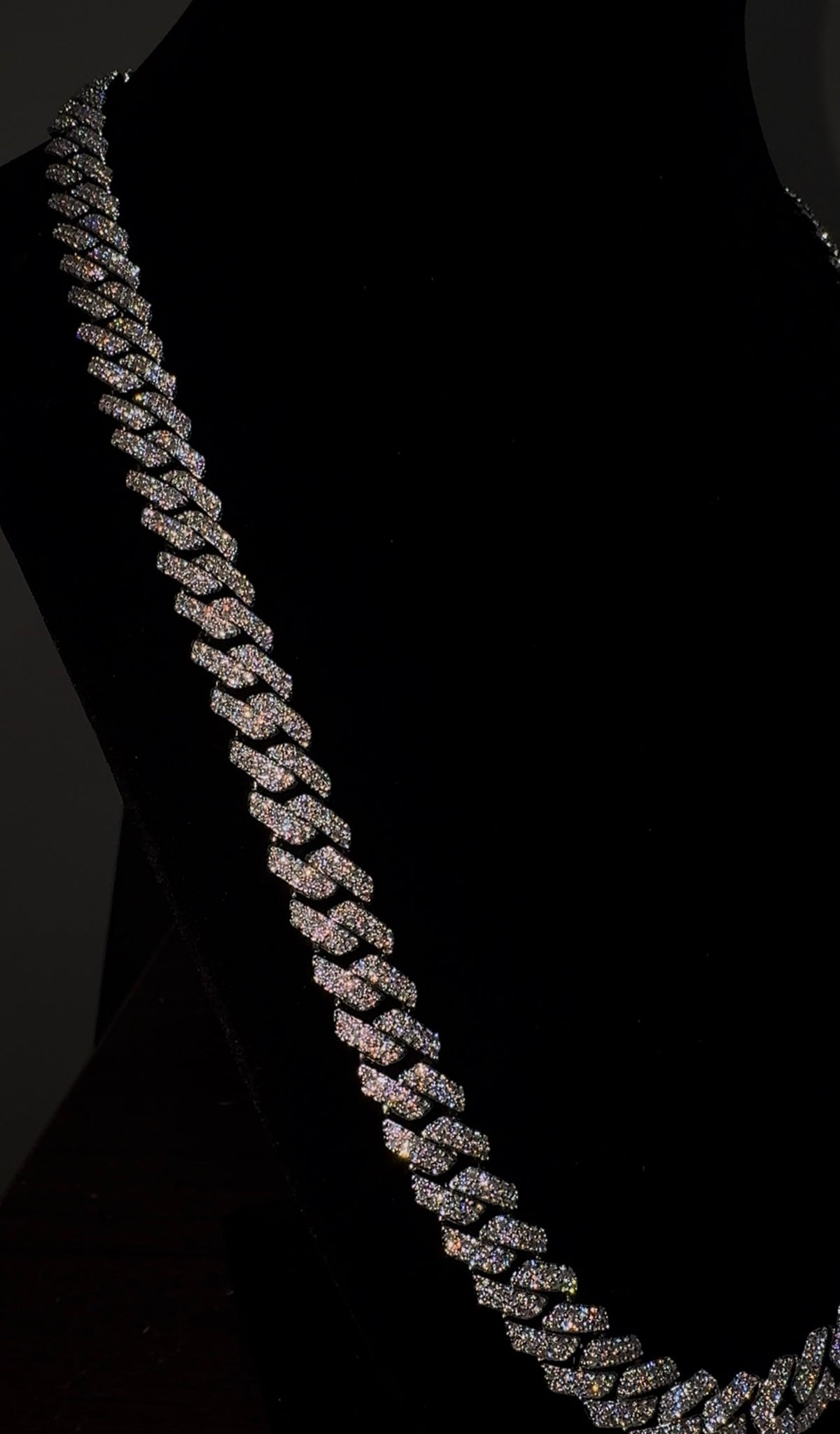VVS1 Moissanite Cuban Chain 10MM-14MM - S925 - GRA Certified