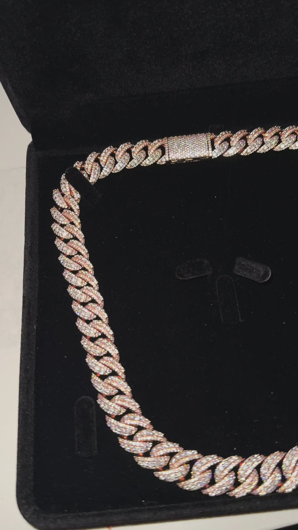 VVS1 Moissanite Cuban Link Chain | 18K Gold Dipped, GRA Certified, Iced Out Clasp
